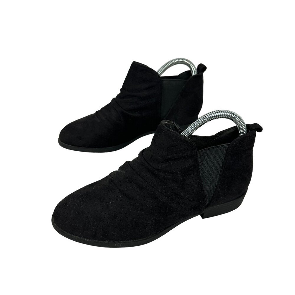 Cityclassified Black Girls Ankle Boots Size 6